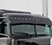 Steel Cut Out Visor Painted wLED Dot Lights